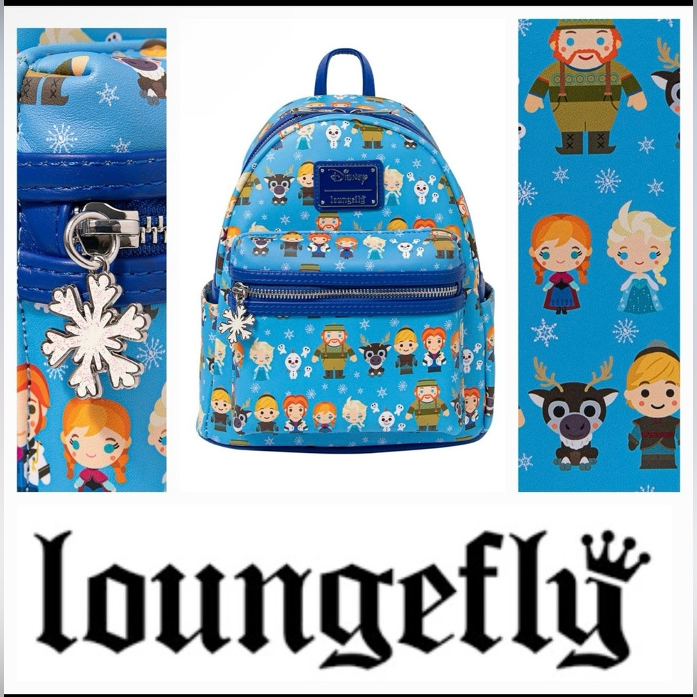 Disney Frozen Loungefly backpack, new with tags, gorgeous, MSRP: $120